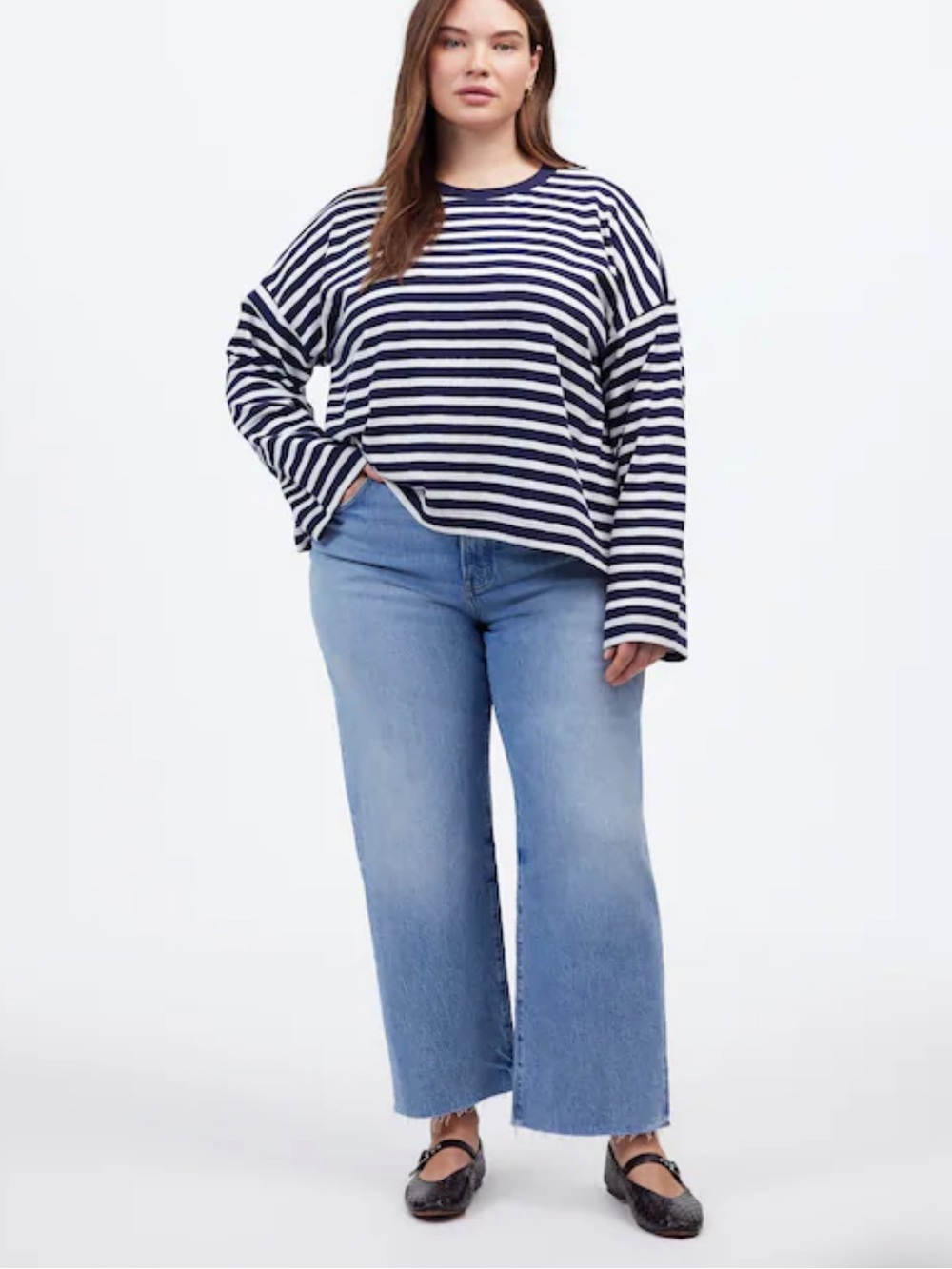 Madewell The Perfect Vintage Wide Leg Crop 14W